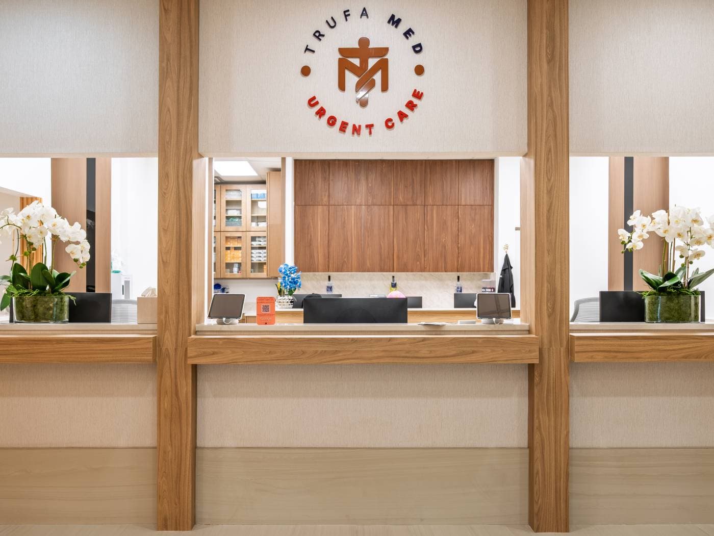 Interior hallway of TrufaMED Urgent Care clinic