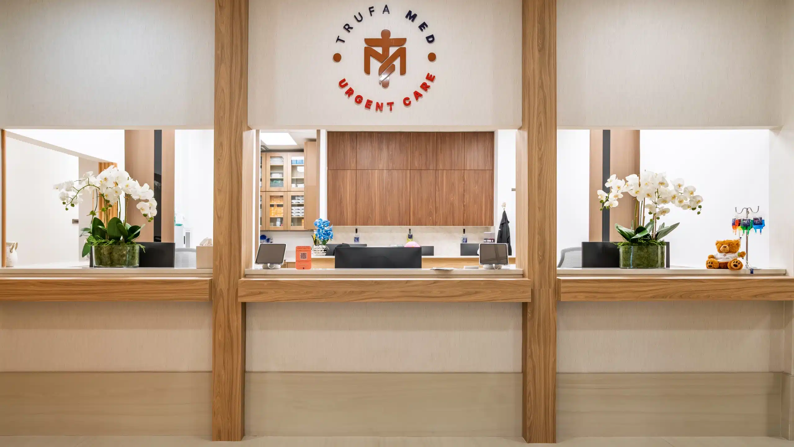 TrufaMED Urgent Care waiting room in Surfside Florida