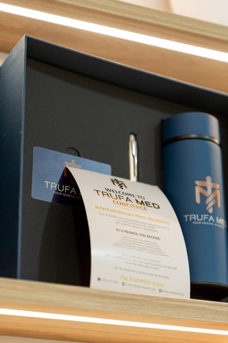 TrufaMED concierge medicine welcome package for new members