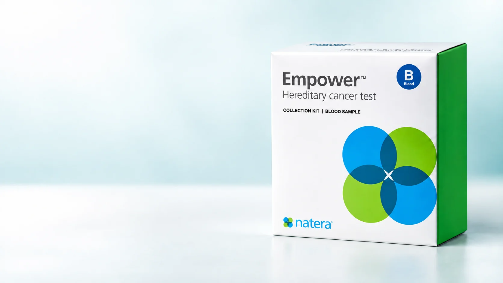 Natera Empower hereditary cancer test collection kit